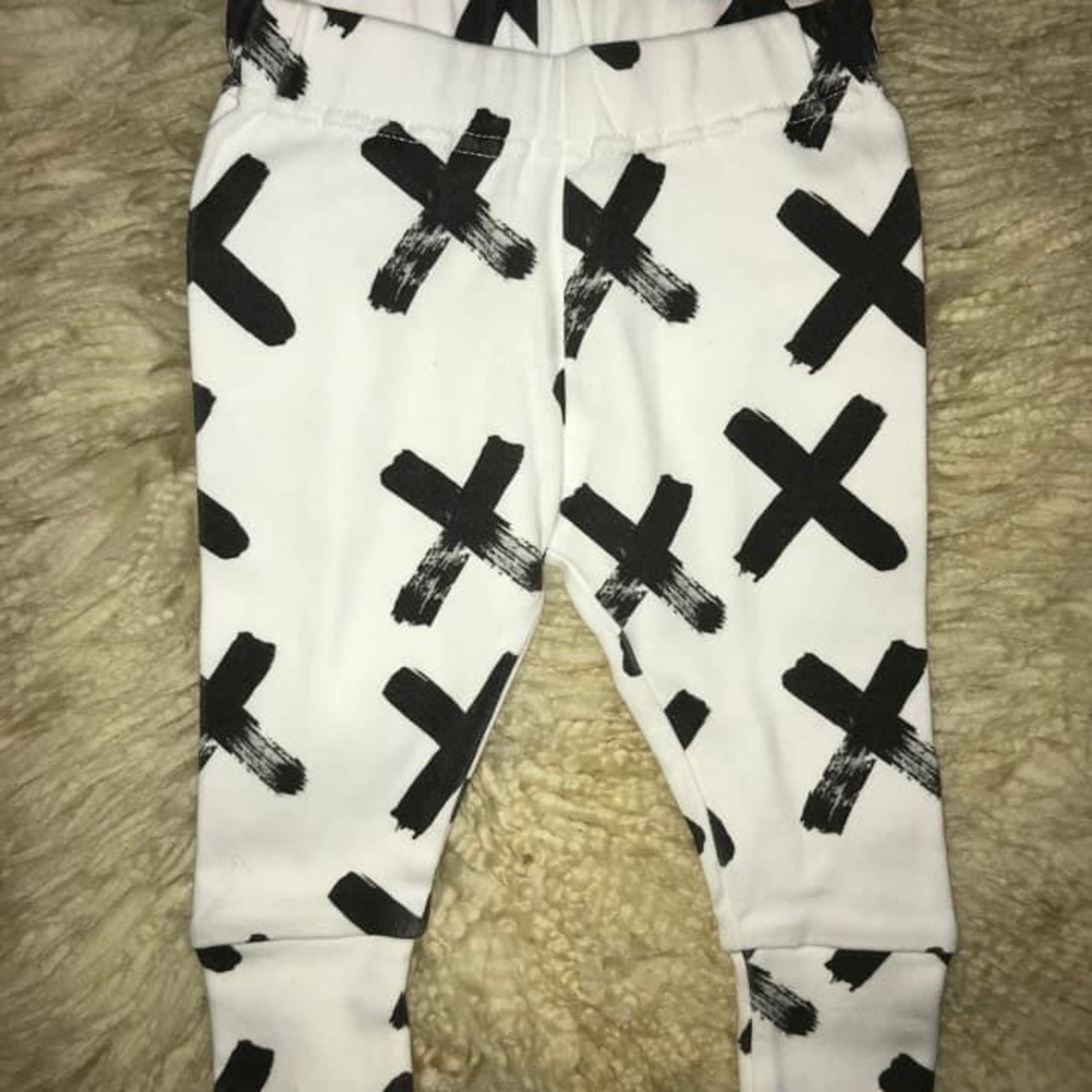 GUC Unbranded graphic cross pants